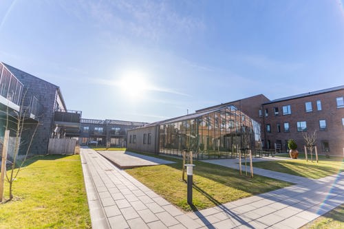 Billede af området ved Lykkehåbs Alles boliger.