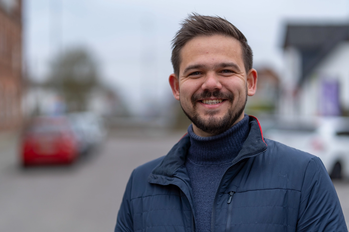 Portrætbillede af Martin Knøsgaard, bestyrelsesmedlem i Hedensted Fællesråd.