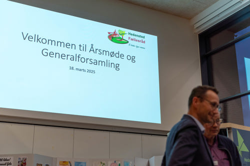 Billede fra Hedensted Fællesråds årsmøde og generalforsamling.