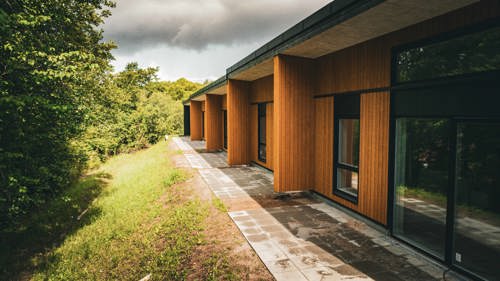 Billede af de nye boliger på Gartneribakken.